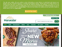 Tablet Screenshot of harvester.co.uk