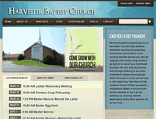 Tablet Screenshot of harvester.org